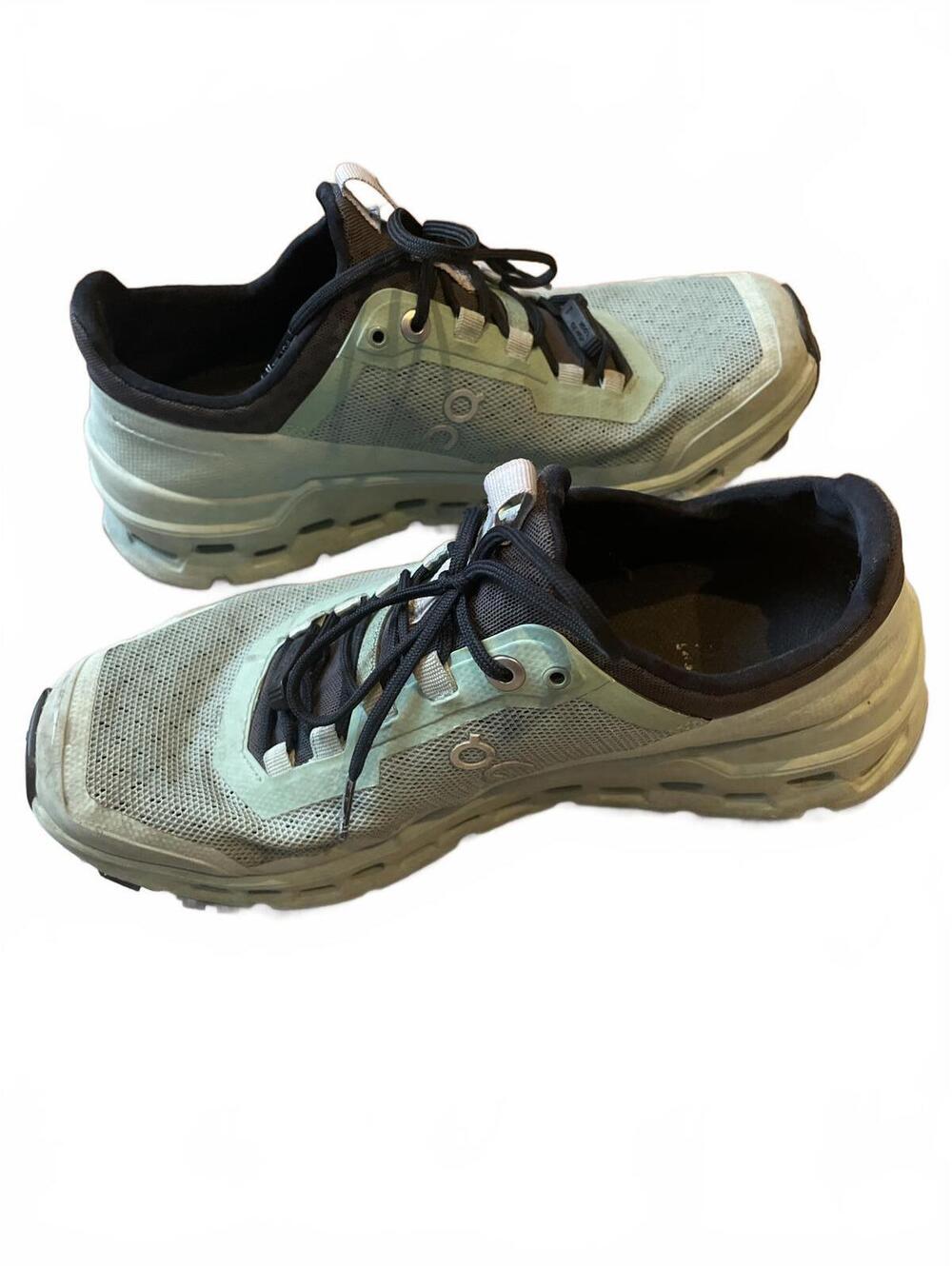 On Running Cloud Waterproof Running Shoes Women's 6.5 Green - Picture 7 of 9